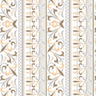 Papel De Parede Lavável Abstrato Laranja E Marrom 18m