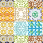 Papel De Parede Lavável Azulejo Ladrilho Multicor 9m