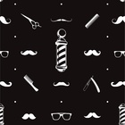 Papel De Parede Lavável Barbeiro Preto E Branco 3m