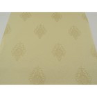 Papel De Parede Lavável - Bege Com Arabescos - Rolo 10m X 53c