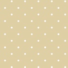 Papel De Parede Lavável Bolas Brancas Fundo Mostarda 12m