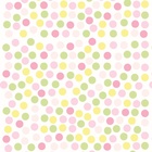 Papel De Parede Lavável Bolinhas Multicoloridas 15m