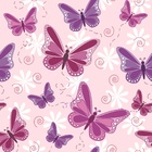 Papel De Parede Lavável Borboletas 3d Fundo Rosa 15m