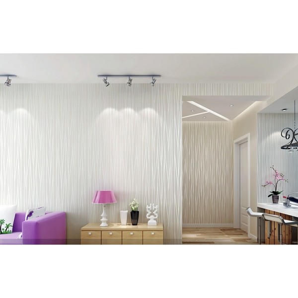 Papel De Parede Lavável - Branco (6309) - Lindo Desenho - Rol