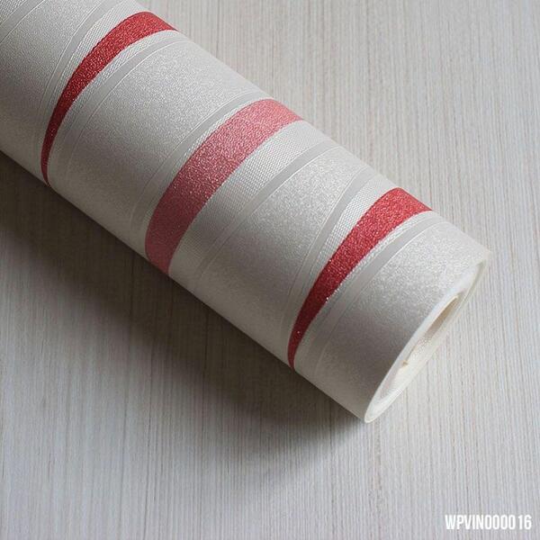 Papel De Parede Lavável Branco E Rosa Com Textura