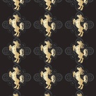 Papel De Parede Lavável Cavalos Com Fundo Escuro 18m