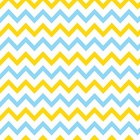 Papel De Parede Lavável Chevron Amarelas E Azuis 6m