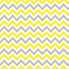 Papel De Parede Lavável Chevron Amarelas E Cinzas 3m