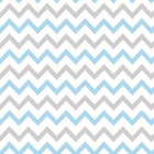 Papel De Parede Lavável Chevron Azuis E Cinza 6m