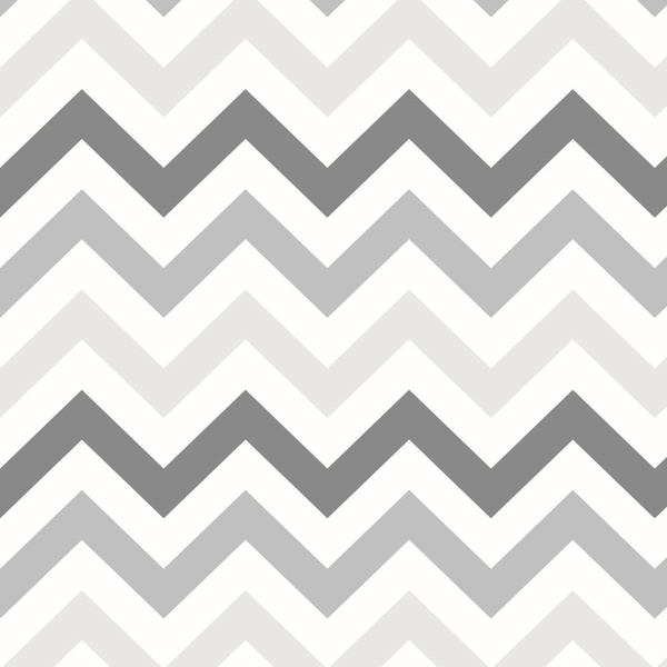 Papel De Parede Lavável Chevron Tons De Cinza 12m