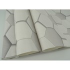Papel De Parede Lavável - Cinza Com Detalhes - Rolo Com 10m X