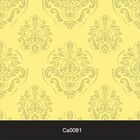 Papel De Parede Lavável Clássico Arabesco Amarelo Sol  Ca0081