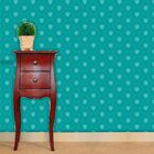 Papel De Parede Lavável Clássico Arabesco Verde Tiffany Ca0026