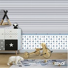 Papel De Parede Lavável Coroa De Príncipe Dourada