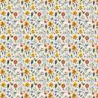 Papel De Parede Lavável Floral Margaridas Amarelas Natural Vi