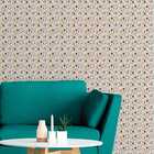 Papel De Parede Lavável Floral Rosas Vermelhas Delicadas Natu