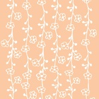 Papel De Parede Lavável Flores Brancas De Fundo Rosê 12m