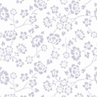 Papel De Parede Lavável Flores De Listras Roxas 15m