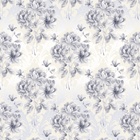 Papel De Parede Lavável Flores Fuscalvas Sombreadas 15m