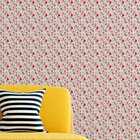 Papel De Parede Lavável Flores Rosas Coloridas Decorativas Vi