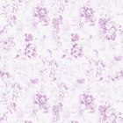 Papel De Parede Lavável Flores Sombreadas Roxas 3m