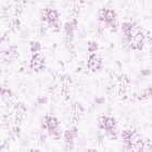 Papel De Parede Lavável Flores Sombreadas Roxas 9m