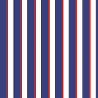 Papel De Parede Lavável Listrado Azul E Vermelho 18m