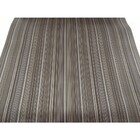 Papel De Parede Lavável - Listrado Nos Tons: Preto/prata/cobr