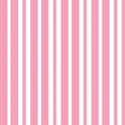 Papel De Parede Lavável Listrado Rosácea E Branco 3m