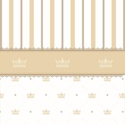 Papel De Parede Lavável Listras Coroadas Marrom 15m