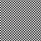 Papel De Parede Lavável Mini Xadrez Preto E Branco 15m