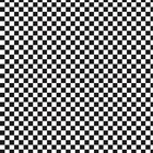 Papel De Parede Lavável Mini Xadrez Preto E Branco 18m