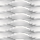 Papel De Parede Lavável Ondas Cinzas Horizontal 12m