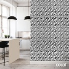 Papel De Parede Lavável Pastilhas Chumbo E Preto 15m