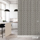 Papel De Parede Lavável Pastilhas Em Tons Escuros 15m