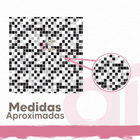 Papel De Parede Lavável Pastilhas Pretas E Cinzas 12m