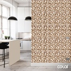 Papel De Parede Lavável Pastilhas Tons De Castanhos 15m