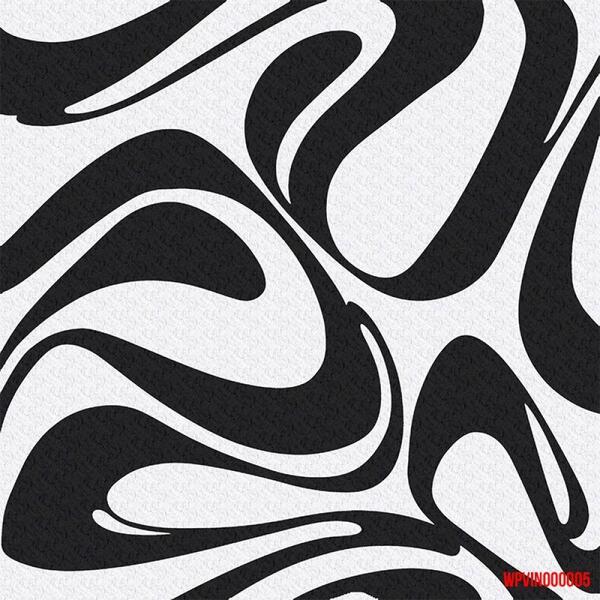 Papel De Parede Lavável Preto E Branco