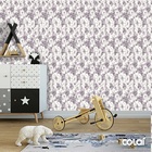 Papel De Parede Lavável Prímula Em Preto E Branco 12m