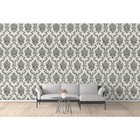 Papel De Parede Lavável - Rolo Com 10m X 53cm - Creme Claro C