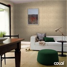 Papel De Parede Lavável Textura Marrom De Jornal 12m