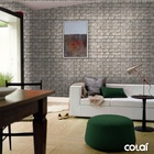 Papel De Parede Lavável Tijolo De Pedra Quadrada