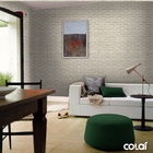 Papel De Parede Lavável Tijolo Retangular Claro 9m