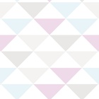 Papel De Parede Lavável Triângulos Multicoloridos 3m