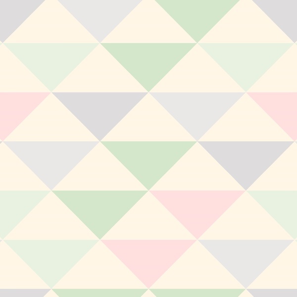 Papel De Parede Lavável Triângulos Policromático 6m