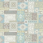 Papel De Parede Lavável Vidrado Português Antigo 15m