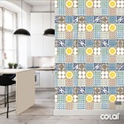 Papel De Parede Lavável Vidrado Português Colorido 18m