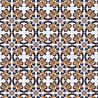 Papel De Parede Lavável Vidrado Português De Flores 9m