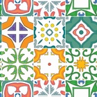 Papel De Parede Lavável Vidrado Português Mosaico  12m