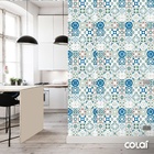 Papel De Parede Lavável Vidrado Português Verde 18m